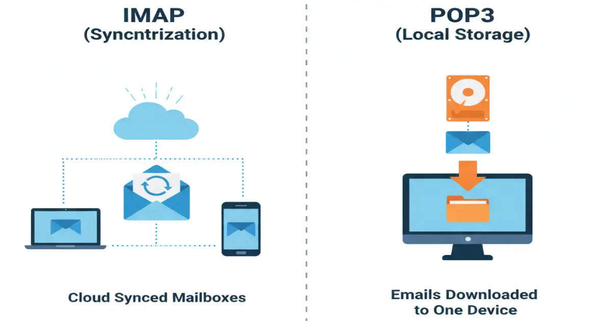 IMAP vs POP3 имейл протоколи