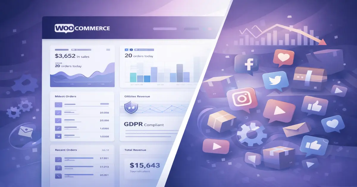WooCommerce vs Social Media