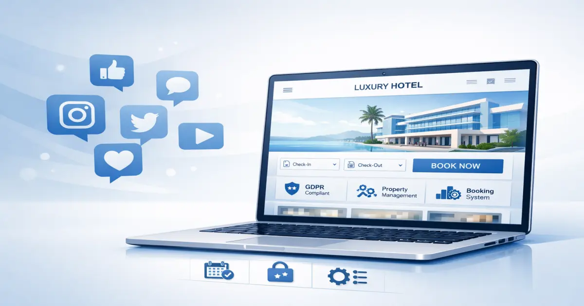 Hotel website vs social media