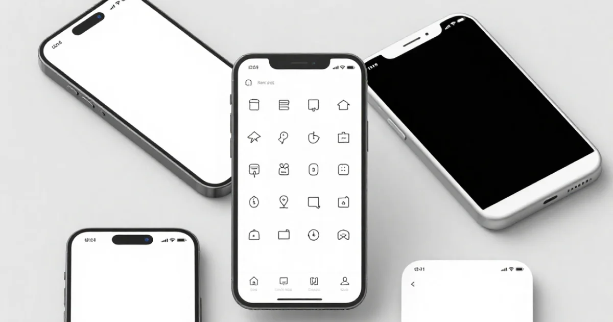 Човек, използващ смартфон, предпазващ се от фалшиви приложения